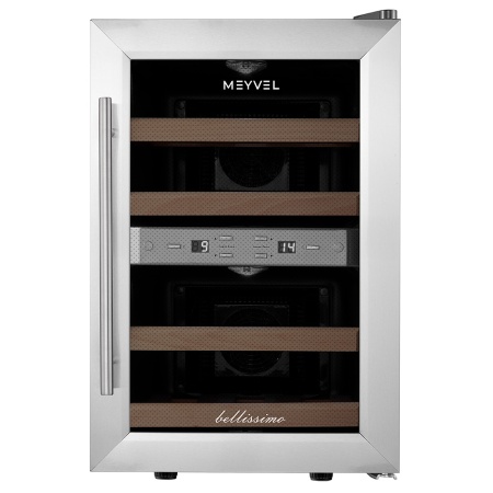 Термоэлектрический винный шкаф Meyvel MV12-SF2 двухзонный